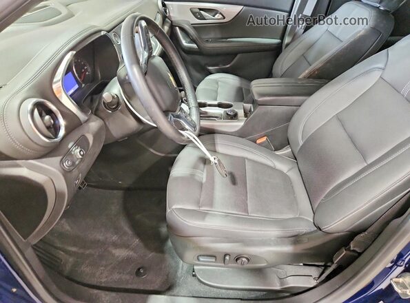 3GNKBJRS3NS139916 2022 CHEVROLET BLAZER Blue წინა სალონის ხედი
