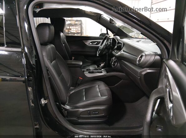 3GNKBJRS3NS144940 2022 CHEVROLET BLAZER Black Widok wnętrza z przodu