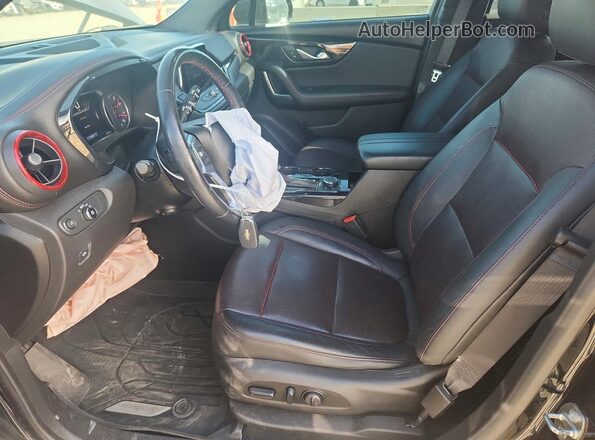 3GNKBJRS4KS623279 2019 CHEVROLET BLAZER Black Սալոնի դիմացի տեսք
