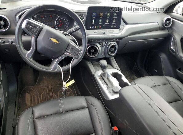 3GNKBJRS5PS230348 2023 CHEVROLET BLAZER Черный Вид панели приборов