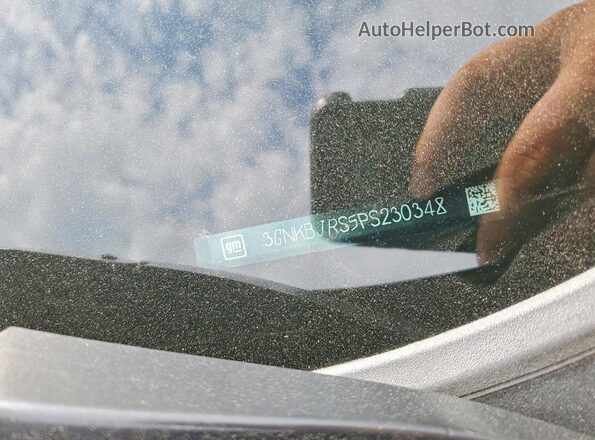 3GNKBJRS5PS230348 2023 CHEVROLET BLAZER Черный Вид подкапотного пространства