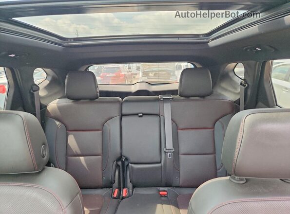 3GNKBJRS6KS583464 2019 CHEVROLET BLAZER Black Вид задніх сидінь