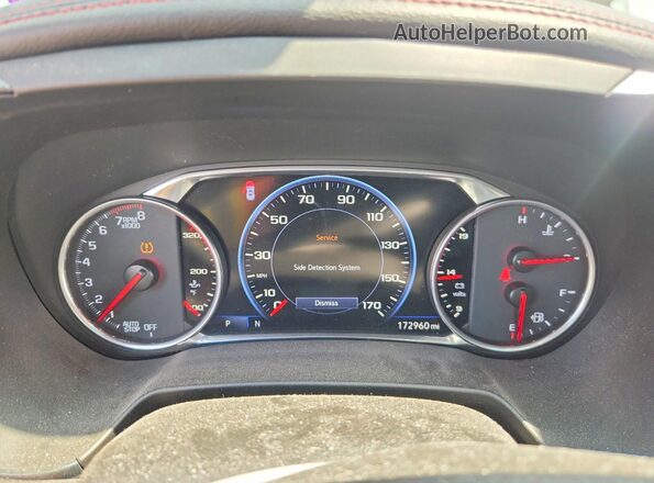 3GNKBJRS6KS583464 2019 CHEVROLET BLAZER Black Вид щитка приладів