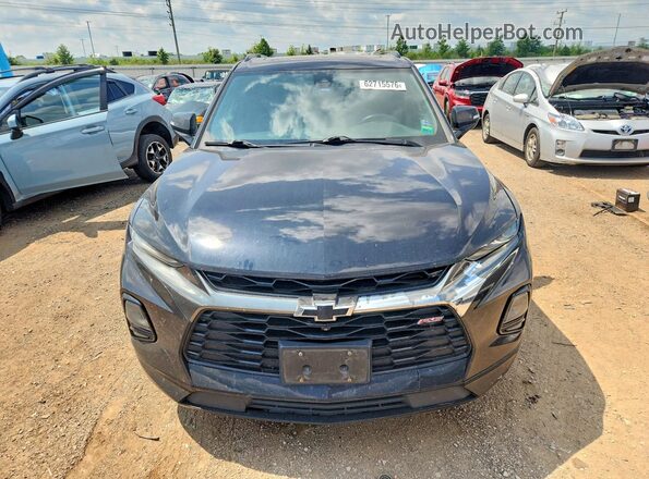 3GNKBJRS6KS583464 2019 CHEVROLET BLAZER Black Вид спереду