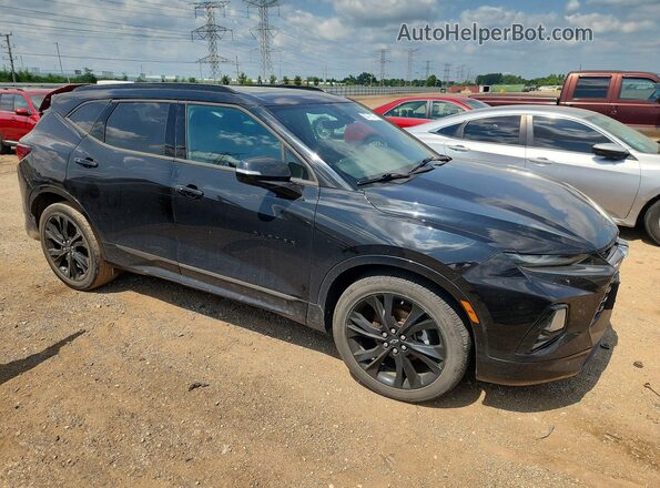 3GNKBJRS6KS583464 2019 CHEVROLET BLAZER Black Передня права чверть