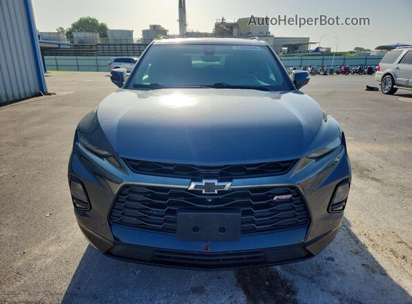 3GNKBJRS7KS666806 2019 CHEVROLET BLAZER Gray Вид спереду