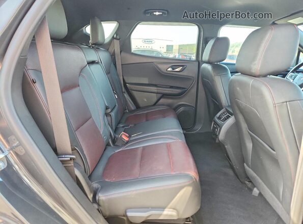 3GNKBJRS7KS666806 2019 CHEVROLET BLAZER Gray Вид задніх сидінь