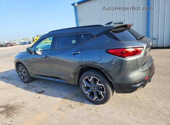 3GNKBJRS7KS666806 2019 CHEVROLET BLAZER Gray Задня ліва чверть