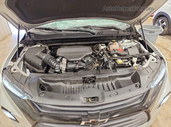3GNKBJRSXMS510021 2021 CHEVROLET BLAZER Серебряный Вид задней части салона