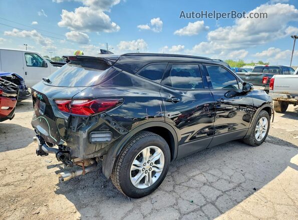 3GNKBJRSXMS549692 2021 CHEVROLET BLAZER Черный Задняя правая четверть