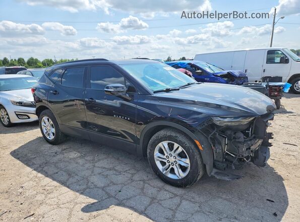 3GNKBJRSXMS549692 2021 CHEVROLET BLAZER Черный Передняя правая четверть