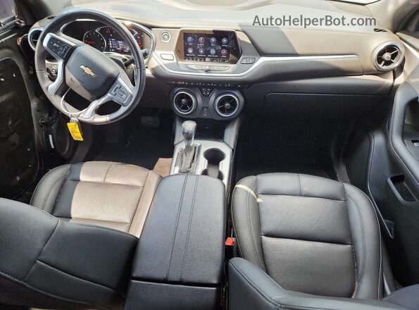 3GNKBJRSXMS549692 2021 CHEVROLET BLAZER Черный Вид панели приборов