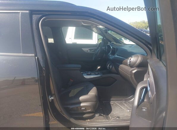 3GNKBJRSXNS225501 2022 CHEVROLET BLAZER Черный Вид салона спереди