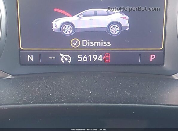 3GNKBJRSXNS225501 2022 CHEVROLET BLAZER Черный 
