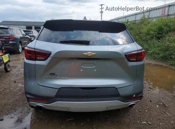 3GNKBJRSXSS268750 2025 CHEVROLET BLAZER Silver Вид ззаду