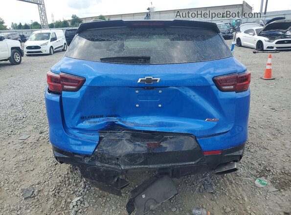 3GNKBKRS0RS238365 2024 CHEVROLET BLAZER Синий Вид сзади