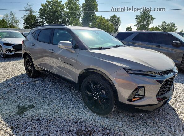 3GNKBKRS2MS554200 2021 CHEVROLET BLAZER Tan Передня права чверть