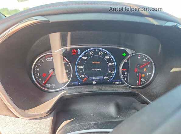 3GNKBKRS2MS554200 2021 CHEVROLET BLAZER Tan Вид щитка приладів
