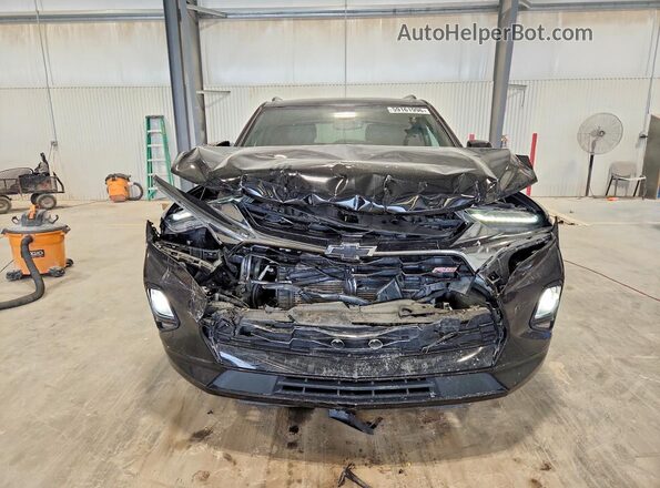 3GNKBKRS3NS221926 2022 CHEVROLET BLAZER Black Front view