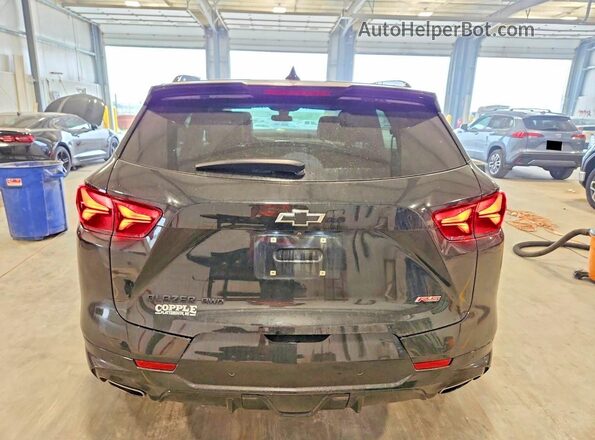 3GNKBKRS3NS221926 2022 CHEVROLET BLAZER Black Rear view