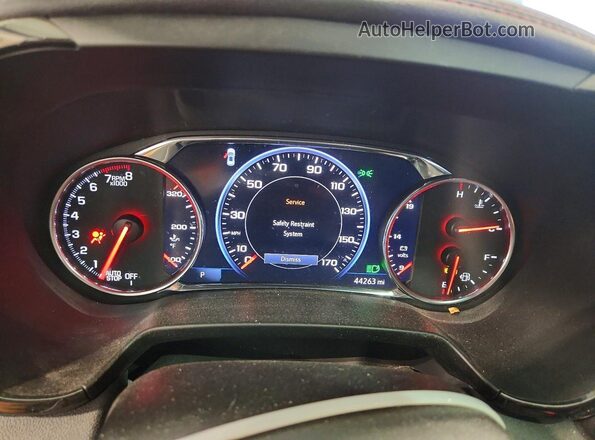 3GNKBKRS3NS221926 2022 CHEVROLET BLAZER Black Instrument cluster view
