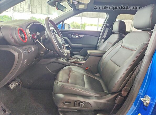 3GNKBKRS4MS502924 2021 CHEVROLET BLAZER Blue Vista interior delantera