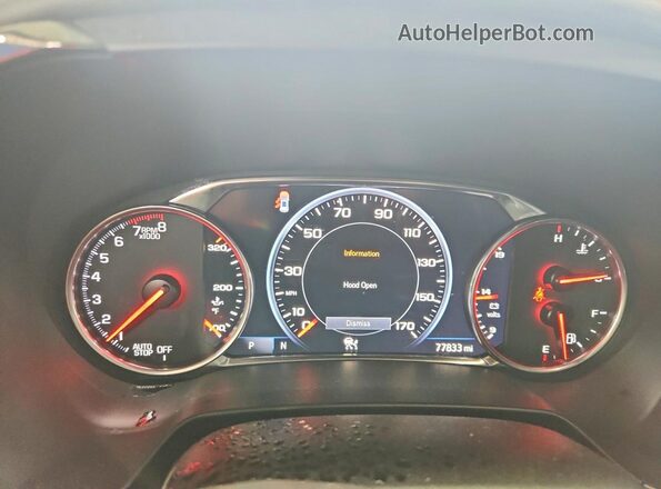 3GNKBKRS4MS502924 2021 CHEVROLET BLAZER Blue Vista del cuadro de instrumentos