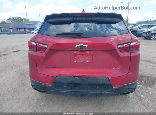 3GNKBKRS4MS546938 2021 CHEVROLET BLAZER Красный 