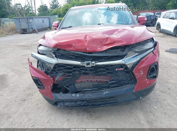 3GNKBKRS4MS546938 2021 CHEVROLET BLAZER Красный Вид спереди