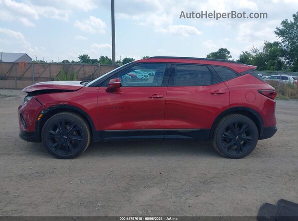 3GNKBKRS4MS546938 2021 CHEVROLET BLAZER Красный Панорамный вид салона 360°
