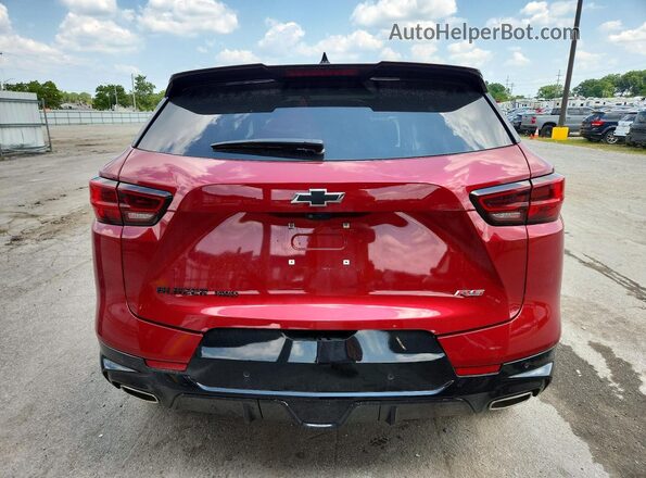 3GNKBKRS5TS123056 2026 CHEVROLET BLAZER Бордовый Вид сзади