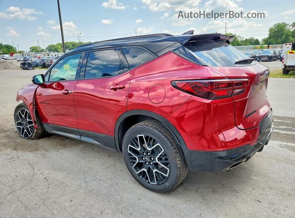 3GNKBKRS5TS123056 2026 CHEVROLET BLAZER Бордовый Задняя левая четверть