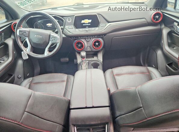3GNKBKRS7MS568612 2021 CHEVROLET BLAZER Gray Առջևի վահանակի տեսք