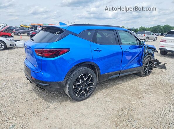3GNKBKRS7RS206240 2024 CHEVROLET BLAZER Blue უკანა მარჯვენა