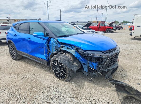3GNKBKRS7RS206240 2024 CHEVROLET BLAZER Blue წინა მარჯვენა
