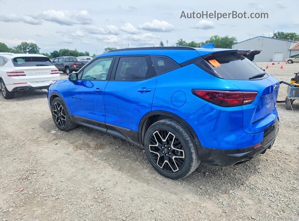 3GNKBKRS7RS206240 2024 CHEVROLET BLAZER Blue უკანა მარცხენა