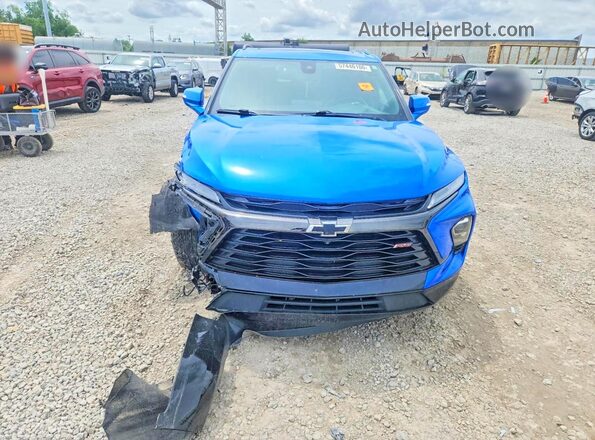 3GNKBKRS7RS206240 2024 CHEVROLET BLAZER Blue წინა ხედი