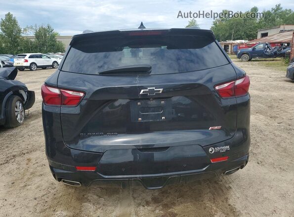 3GNKBKRS8LS629822 2020 CHEVROLET BLAZER Black უკანა ხედი