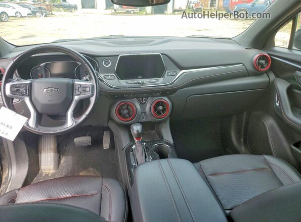 3GNKBKRS8LS629822 2020 CHEVROLET BLAZER Black წინა პანელის ხედი