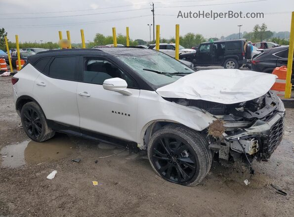3GNKBKRS8NS224580 2022 CHEVROLET BLAZER White Передня права чверть