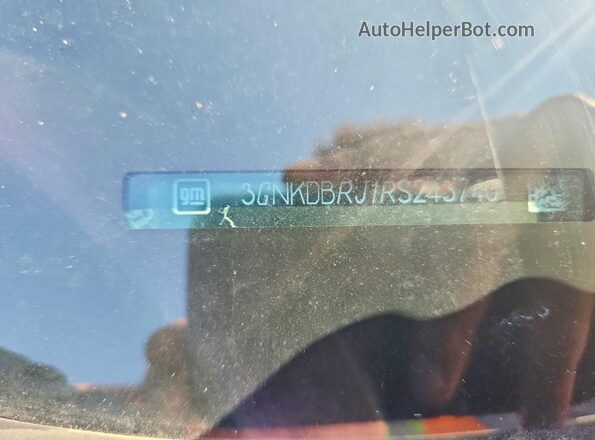 3GNKDBRJ1RS243740 2024 CHEVROLET BLAZER White VIN կոդի պիտակի տեսք