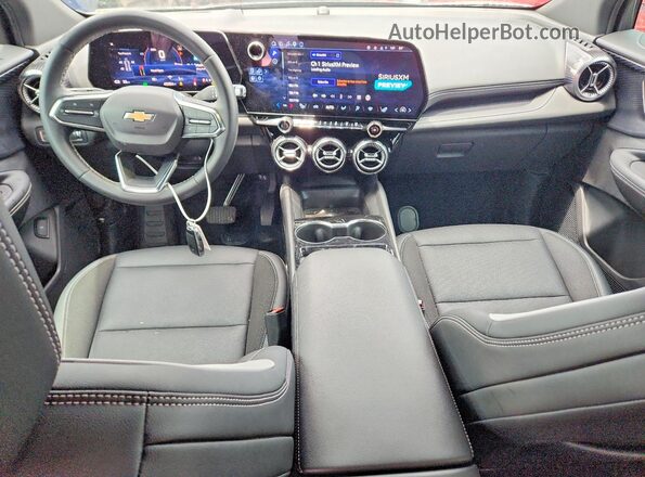 3GNKDBRJ5RS222230 2024 CHEVROLET BLAZER Gray Widok deski rozdzielczej