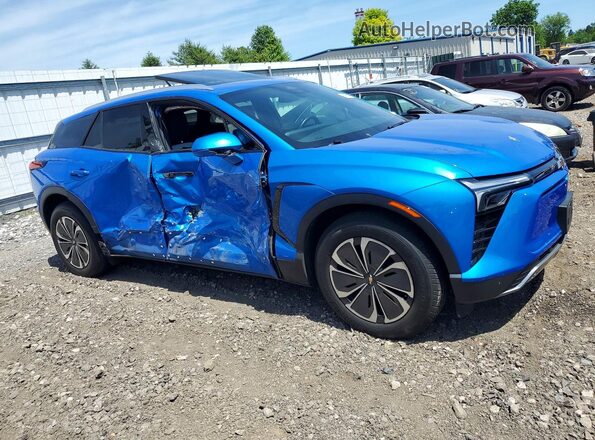 3GNKDBRJ6RS218381 2024 CHEVROLET BLAZER Синий Передняя правая четверть