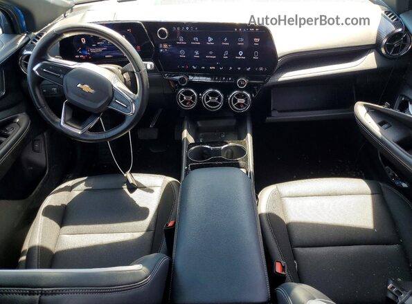 3GNKDBRJ6RS218381 2024 CHEVROLET BLAZER Синий Вид панели приборов