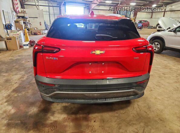 3GNKDBRJ9RS201817 2024 CHEVROLET BLAZER Red Widok z tyłu