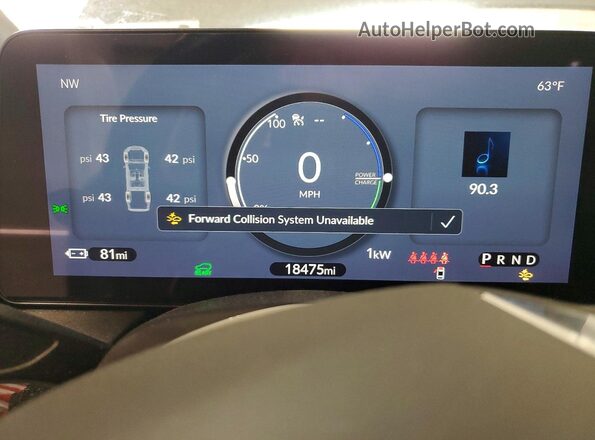 3GPKHXRJ6RS500268 2024 HONDA PROLOGUE Blue ხელსაწყოთა პანელის ხედი