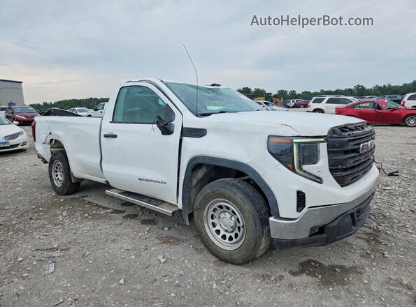 3GTNHAEK1RG276016 2024 GMC SIERRA White Front right