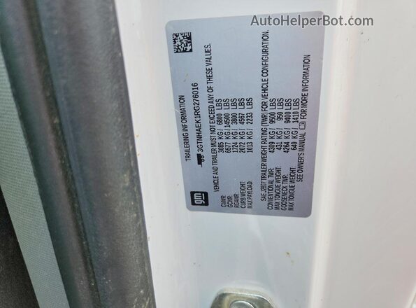 3GTNHAEK1RG276016 2024 GMC SIERRA White Engine compartment view