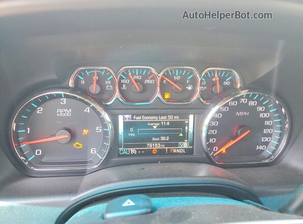 3GTP1MEC4HG182685 2017 GMC SIERRA Gray Instrument cluster view