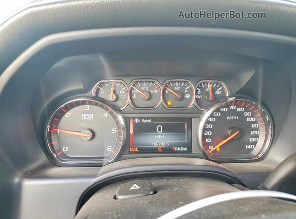 3GTP1MEH2GG112998 2016 GMC SIERRA Black Вид щитка приладів
